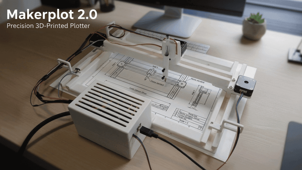 MakerPlot 2.0 Arduino CNC plotter